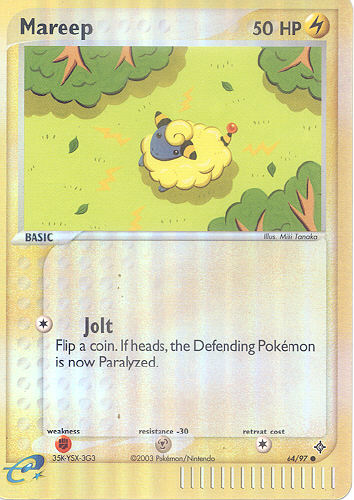 Mareep (Reverse Holo) - (EX Dragon)