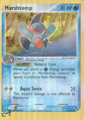 Marshtomp (Reverse Holo) - (EX Ruby And Sapphire)