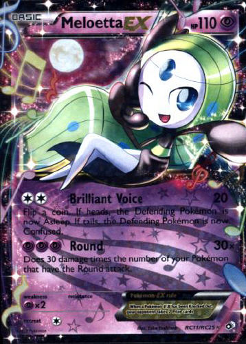 Meloetta EX - (Legendary Treasures (Radiant))