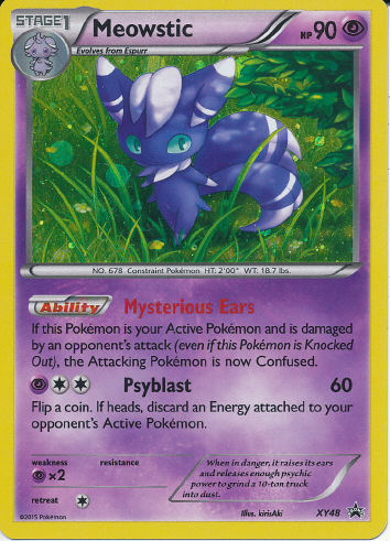 Meowstic - (XY Black Star Promos)