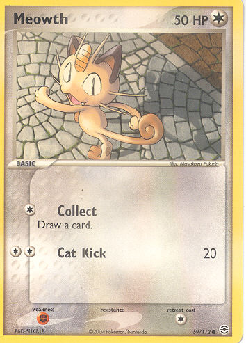Meowth - (EX FireRed & LeafGreen)