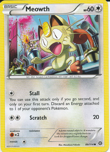 Meowth - (Steam Siege)