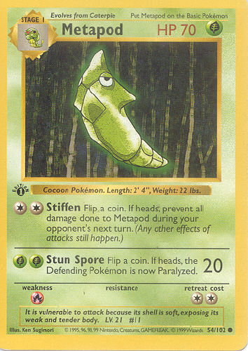 Metapod - (Base Set)