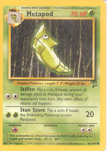 Metapod - (Base Set 2)