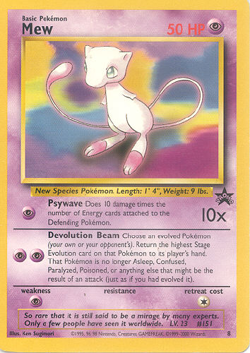 Mew - (Wizards Black Star Promo)