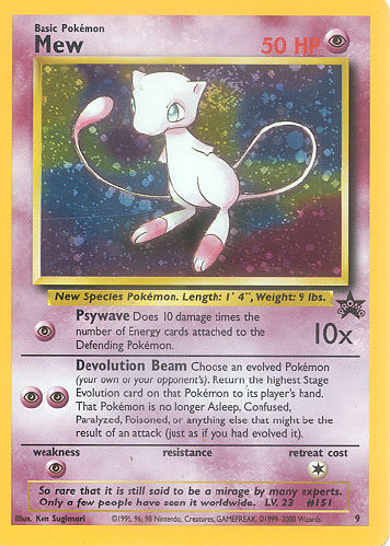 Mew - (Wizards Black Star Promo)