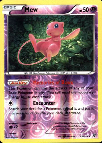 Mew (Reverse Holo) - (Fates Collide)