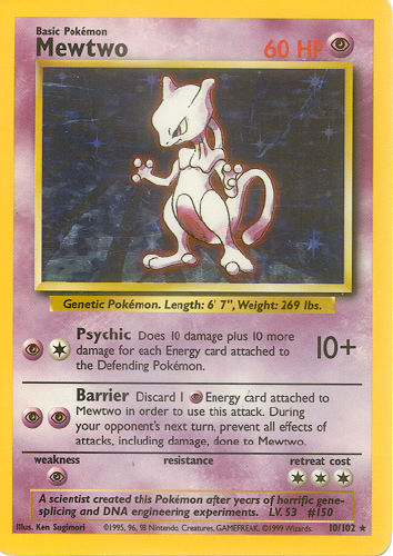 Mewtwo - (Base Set)