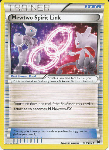 Mewtwo Spirit Link - (BREAKthrough)