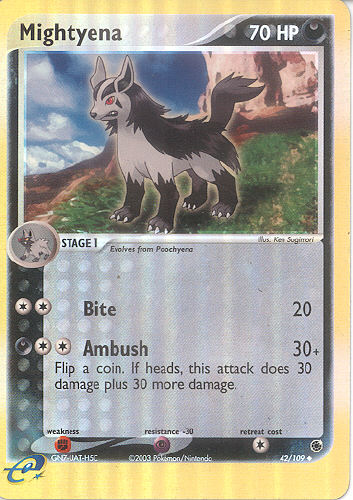 Mightyena (Reverse Holo) - (EX Ruby And Sapphire)