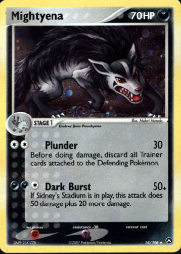 Mightyena - (EX Power Keepers)