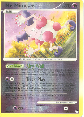 Mr. Mime (Reverse Holo) - (DP - Mysterious Treasures)