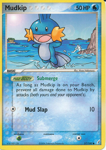 Mudkip - (EX Crystal Guardians)