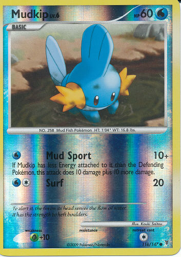 Mudkip (Reverse Holo) - (Platinum - Supreme Victors)