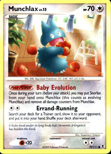 Munchlax - (Platinum - Rising Rivals)