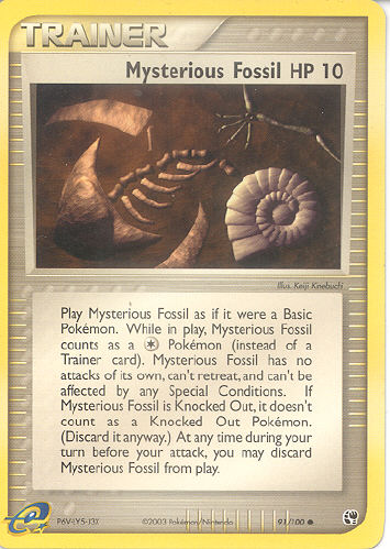 Mysterious Fossil - (EX Sandstorm)