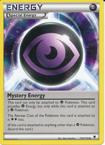 Mystery Energy (Special Energy Card) - (Phantom Forces)