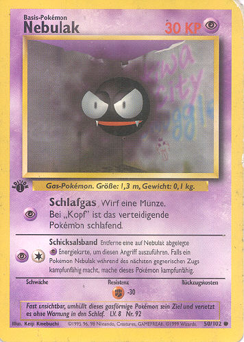 Nebulak (Gastly) - (Base Set)