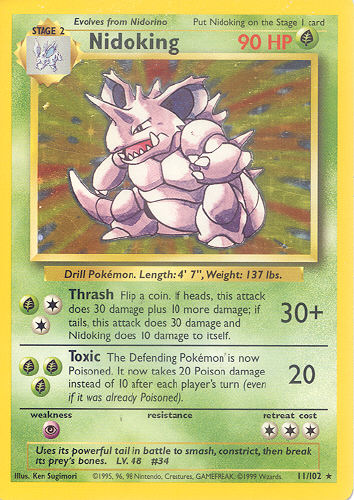 Nidoking - (Base Set)