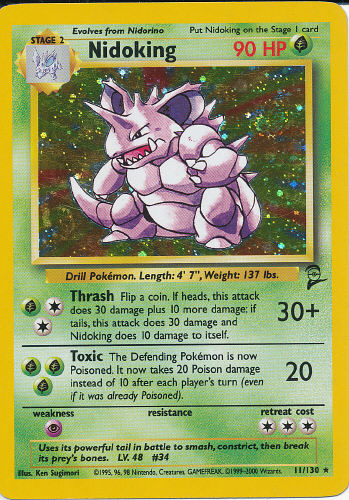 Nidoking - (Base Set 2)