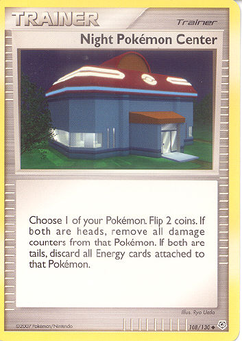 Night Pokémon Center - (Diamond And Pearl Base Set)