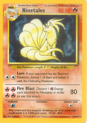 Ninetales - (Base Set)