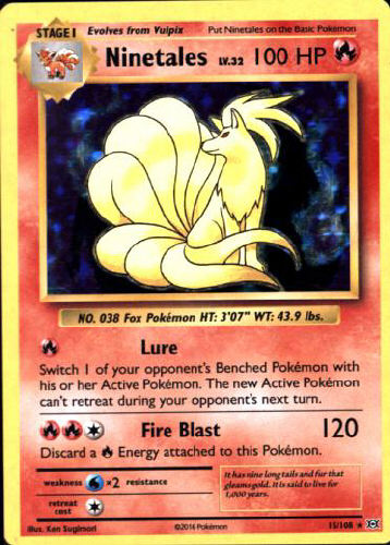 Ninetales - (Evolutions)