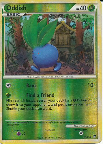 Oddish (Reverse Holo) - (HS - Undaunted)