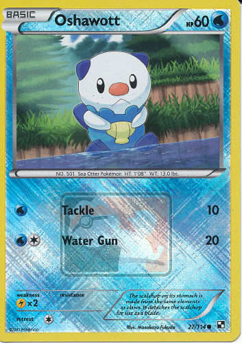 Oshawott (Pokémon Play) (Reverse Holo) - (Black & White)