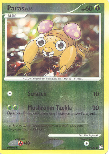 Paras (Reverse Holo) - (DP - Mysterious Treasures)