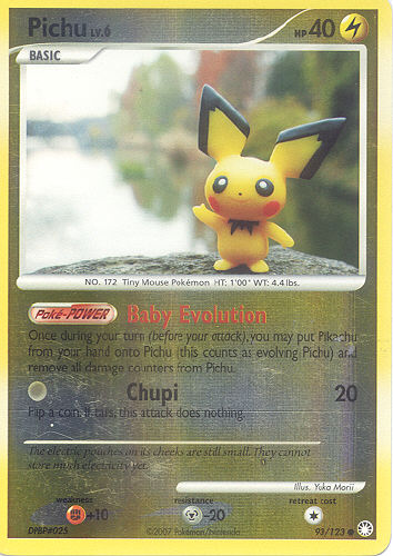 Pichu (Reverse Holo) - (DP - Mysterious Treasures)