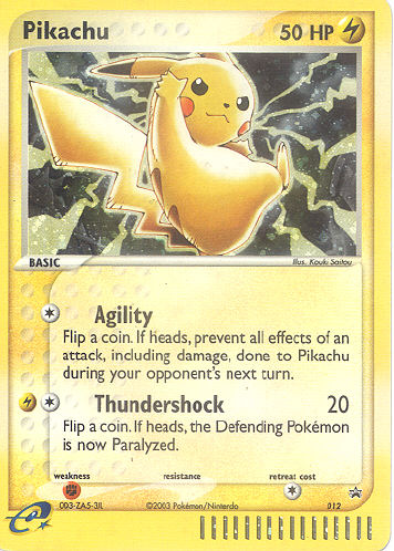 Pikachu - (Nintendo Black Star Promos)