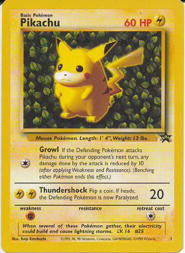 Pikachu - (Wizards Black Star Promo)