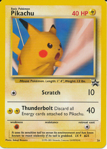 Pikachu - (Wizards Black Star Promo)