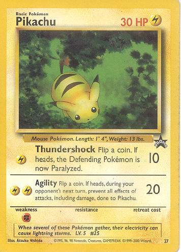 Pikachu - (Wizards Black Star Promo)