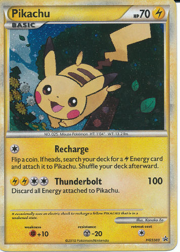 Pikachu - (HGSS Promos)