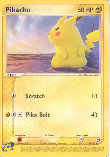 Pikachu - (EX Sandstorm)