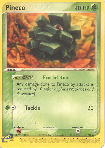 Pineco - (EX Dragon)