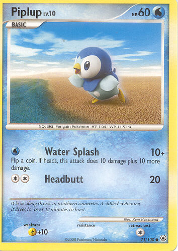 Piplup - (DP - Majestic Dawn)