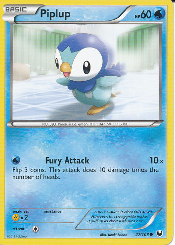 Piplup - (Dark Explorers)