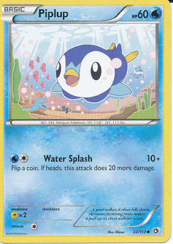 Piplup - (Legendary Treasures)