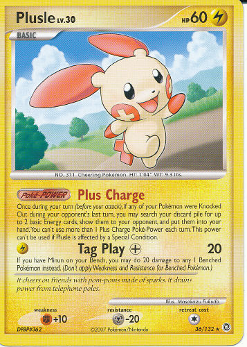 Plusle - (DP - Secret Wonders)