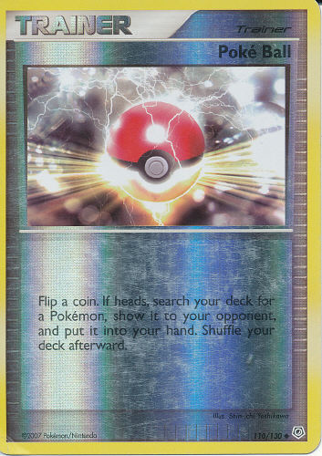 Poké Ball (Reverse Holo) - (Diamond And Pearl Base Set)