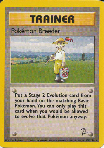 Pokémon Breeder - (Base Set 2)