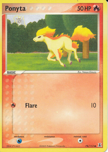 Ponyta - (EX Delta Species)