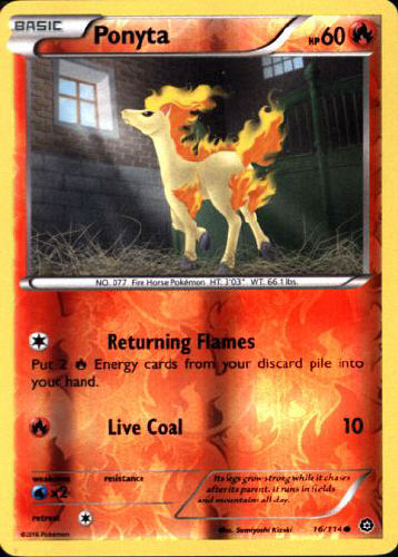 Ponyta (Reverse Holo) - (Steam Siege)