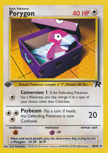 Porygon - (Team Rocket)