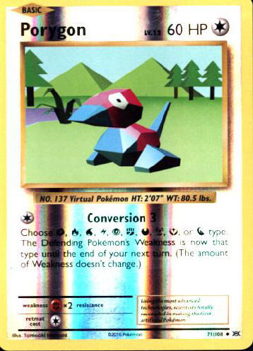 Porygon (Reverse Holo) - (Evolutions)