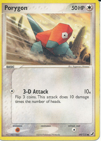 Porygon - (EX Unseen Forces)