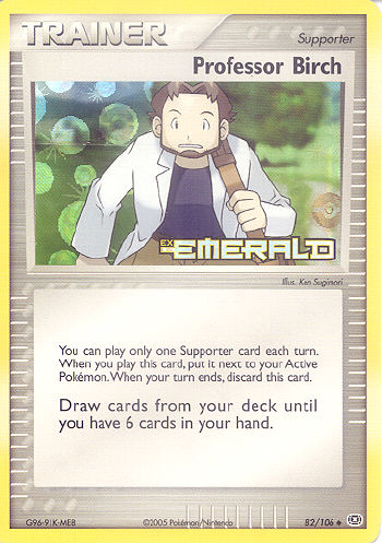 Professor Birch - (EX Emerald)